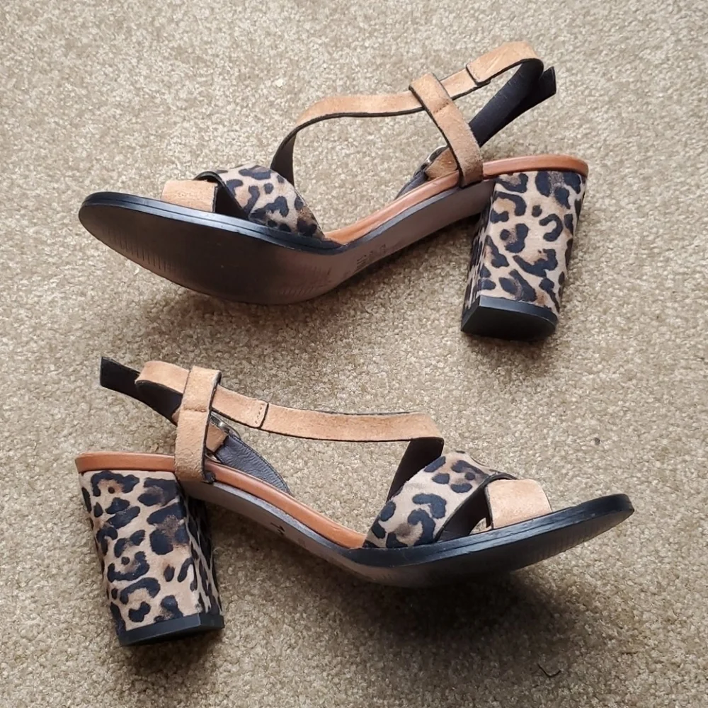 Plumers Leather Leopard Print‎ Heels